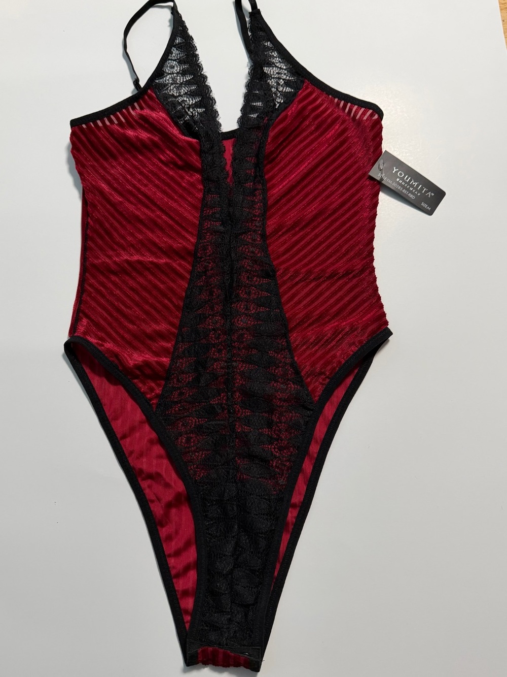 Youmita Red Lace Underwear (Size M)